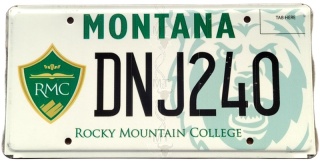 Montana - tablica z USA