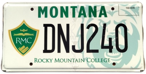 Montana - tablica z USA