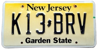 New Jersey - tablica z USA