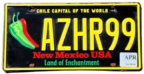 New Mexico - tablica z USA