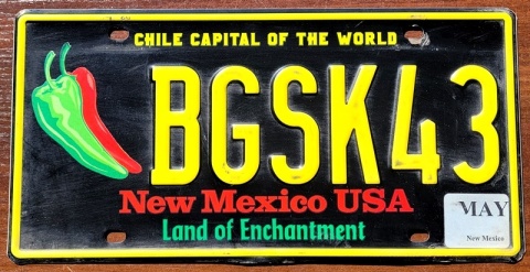 New Mexico - tablica z USA
