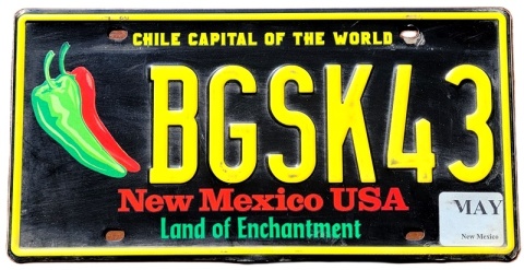 New Mexico - tablica z USA