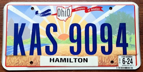Ohio 2024 - tablica z USA
