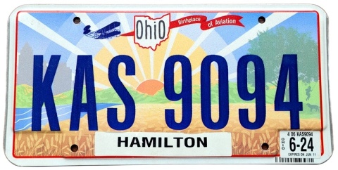 Ohio 2024 - tablica z USA