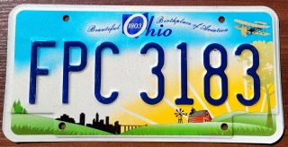 Ohio - tablica z USA