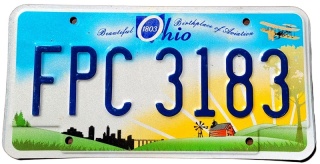 Ohio - tablica z USA
