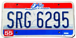 Ohio - tablica z USA