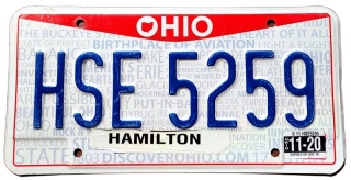 Ohio 2020 - tablica z USA