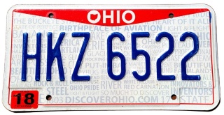 Ohio - tablica z USA