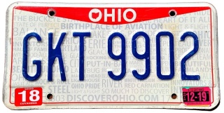 Ohio 2019 - tablica z USA
