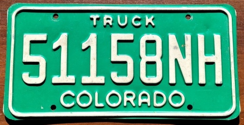 Colorado - tablica z USA
