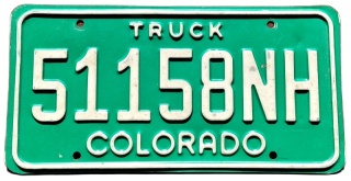 Colorado - tablica z USA