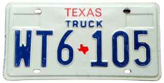 Texas - tablica z USA