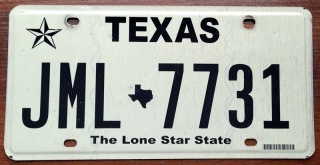 Texas - tablica z USA