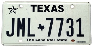 Texas - tablica z USA