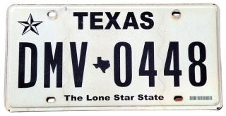 Texas - tablica z USA