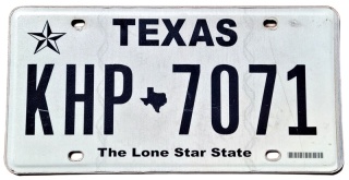 Texas - tablica z USA