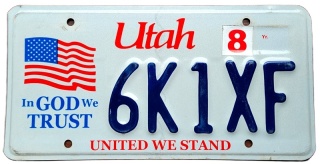 Utah - tablica z USA