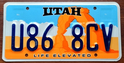 Utah - tablica z USA