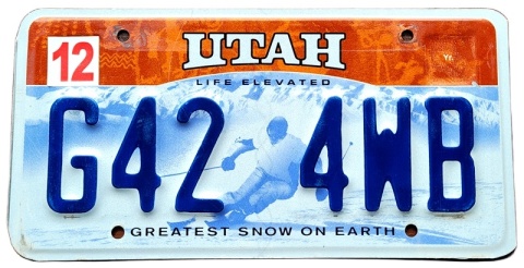 Utah - tablica z USA