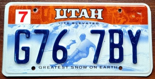 Utah - tablica z USA