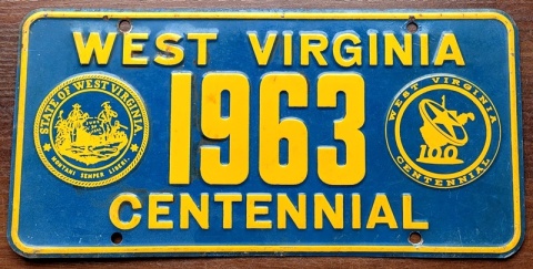 West Virginia - tablica okolicznościowa