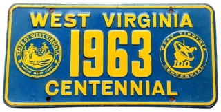 West Virginia - tablica okolicznościowa