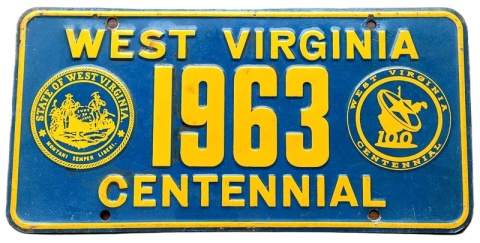 West Virginia - tablica okolicznościowa