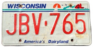 Wisconsin - tablica z USA