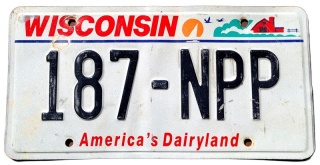 Wisconsin - tablica z USA