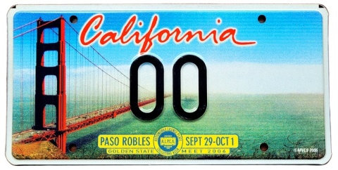 California - ALPCA - tablica z USA