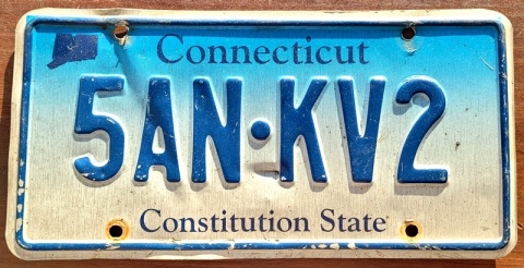 Connecticut - tablica z USA