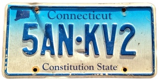 Connecticut - tablica z USA