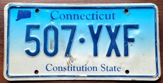 Connecticut - tablica z USA