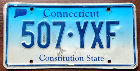 Connecticut - tablica z USA