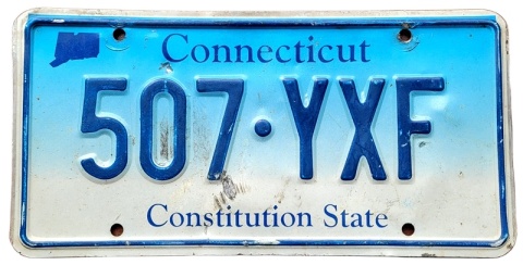 Connecticut - tablica z USA