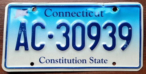 Connecticut - tablica z USA