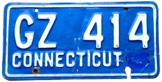 Connecticut - tablica z USA