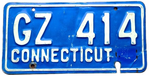 Connecticut - tablica z USA