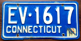Connecticut - tablica z USA