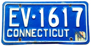 Connecticut - tablica z USA