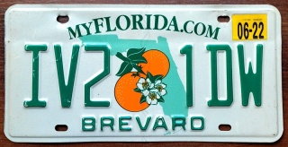 Florida 2022 - tablica z USA