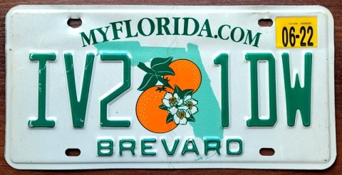 Florida 2022 - tablica z USA