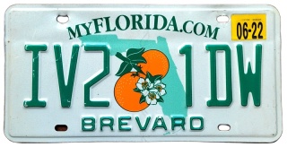 Florida 2022 - tablica z USA