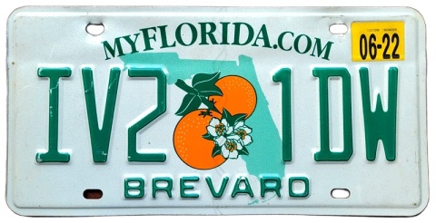 Florida 2022 - tablica z USA