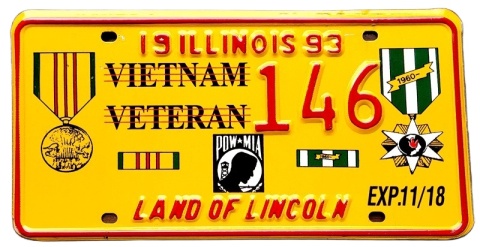 Illinois 1993 - Vietnam Veteran