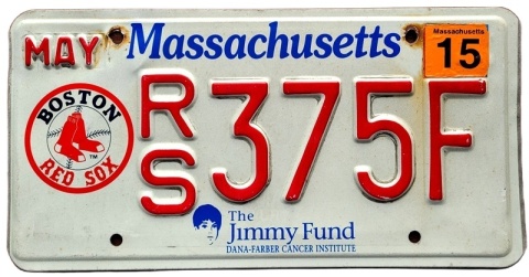 Massachusetts 2015 - BOSTON RED SOX
