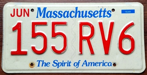 Massachusetts - tablica z USA