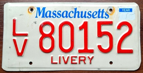 Massachusetts - tablica z USA