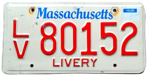 Massachusetts - tablica z USA